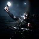 Flash - Duiklamp - Zaklamp voor onderwater - Signaalflitser - Videolamp - 4000 Lumen - Zwart