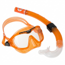 Mix Combo - Schnorchelset - Kinder - Orange/Schwarz