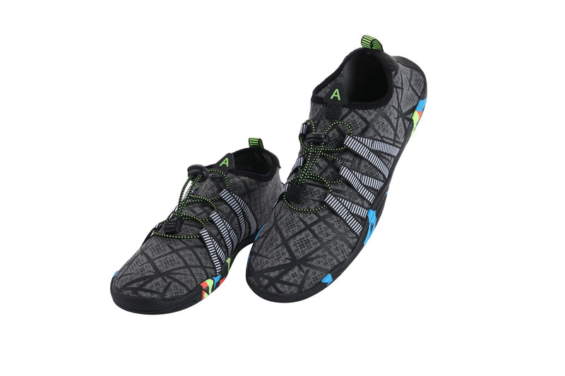 Happy Feet Lace - Waterschoenen - Volwassenen - Zwart/Groen
