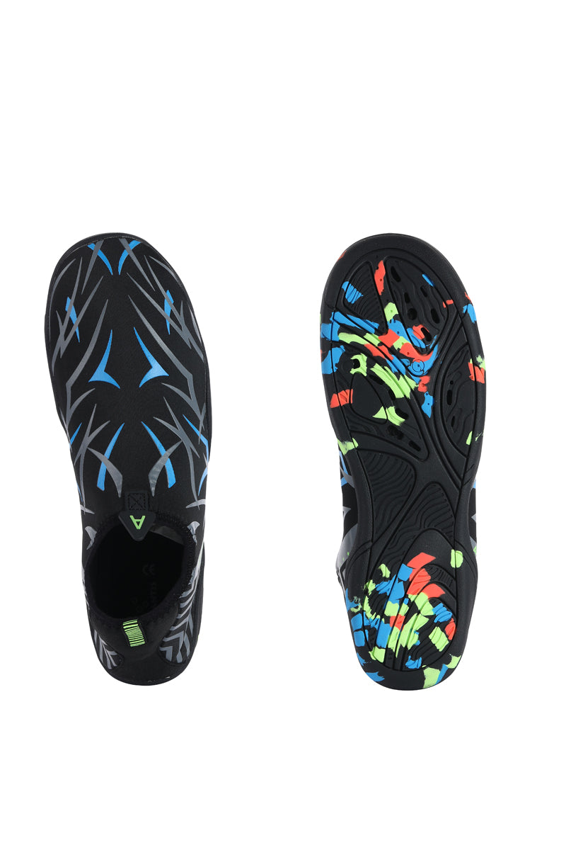 Happy Feet - Waterschoenen - Volwassenen - Zwart/Blauw