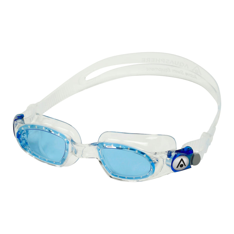 Mako - Zwembril - Volwassenen - Blue Lens - Transparant/Blauw