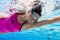 Kayenne Pro – Schwimmbrille – Erwachsene – verspiegelte silberne Titanlinse – transparent/grau