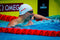Xceed – Schwimmbrille – Erwachsene – Rote verspiegelte Titanlinse – Schwarz