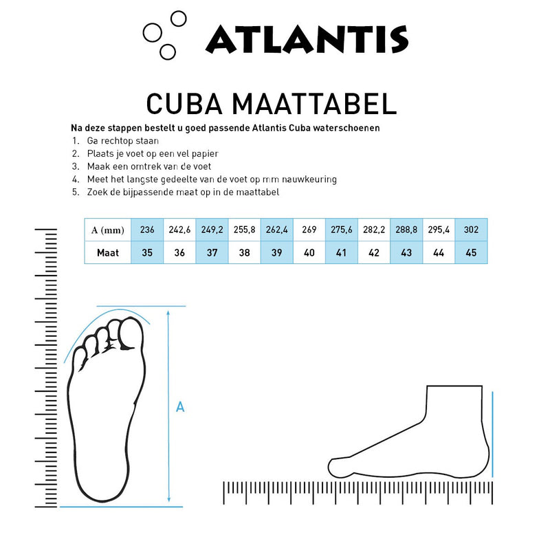 Cuba - Waterschoenen - Volwassenen - Zwart