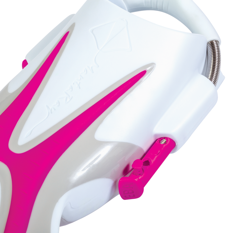 Manta Ray Fin - Flippers - Zwemvliezen - Volwassenen - Roze/Wit