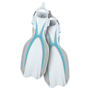 Manta Ray Fin - Flippers - Zwemvliezen - Volwassenen - Turquoise/Wit