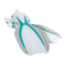 Manta Ray Fin - Flippers - Zwemvliezen - Volwassenen - Turquoise/Wit