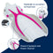 Manta Ray Fin - Flippers - Zwemvliezen - Volwassenen - Roze/Wit