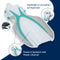 Manta Ray Fin - Flippers - Zwemvliezen - Volwassenen - Turquoise/Wit