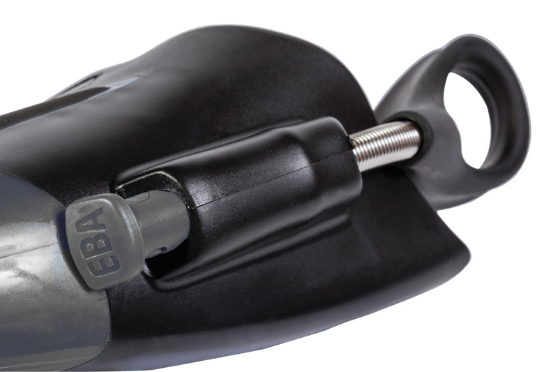 Manta Ray Fin - Flippers - Zwemvliezen - Voor duikschoenen - Volwassenen - Titanium/Zwart