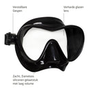 Bali Combo - Snorkelset - Duikbril - Snorkel - Volwassenen - Zwart