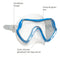 Samana Pro Set - Snorkelset - Volwassenen - Blauw