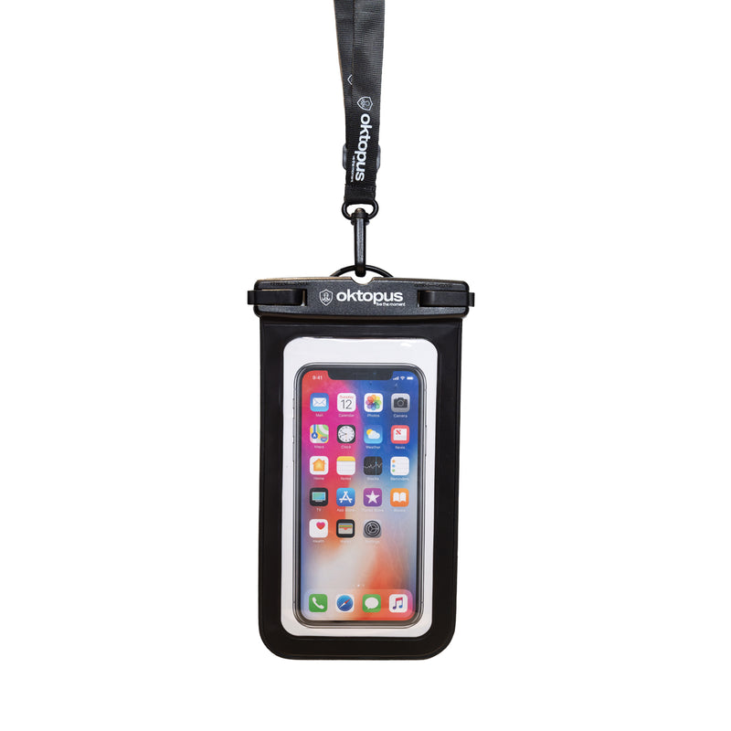 Oktopus Waterproof Pouch - Wasserdichte Handyhülle - Schwarz - XL