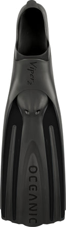 Viper 2 - Flippers - Zwemvliezen Full Foot - Volwassenen - Zwart