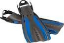 Viper 2 - Flippers - Zwemvliezen Open Heel - Volwassenen - Zwart/Blauw