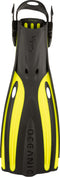 Viper 2 - Flippers - Zwemvliezen Open Heel - Zwart/Geel