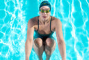 Xceed - Lunettes de natation - Adultes - Verres miroir en titane jaune - Jaune/Bleu