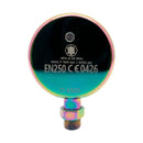 Tech Pressure Gauge 52mm - PVD Rainbow - Black Dial - 300 bar