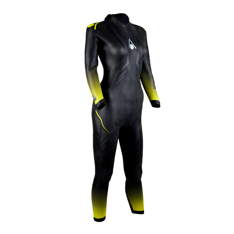 Racer 2.0 - Wetsuit - Dames - Zwart/Geel