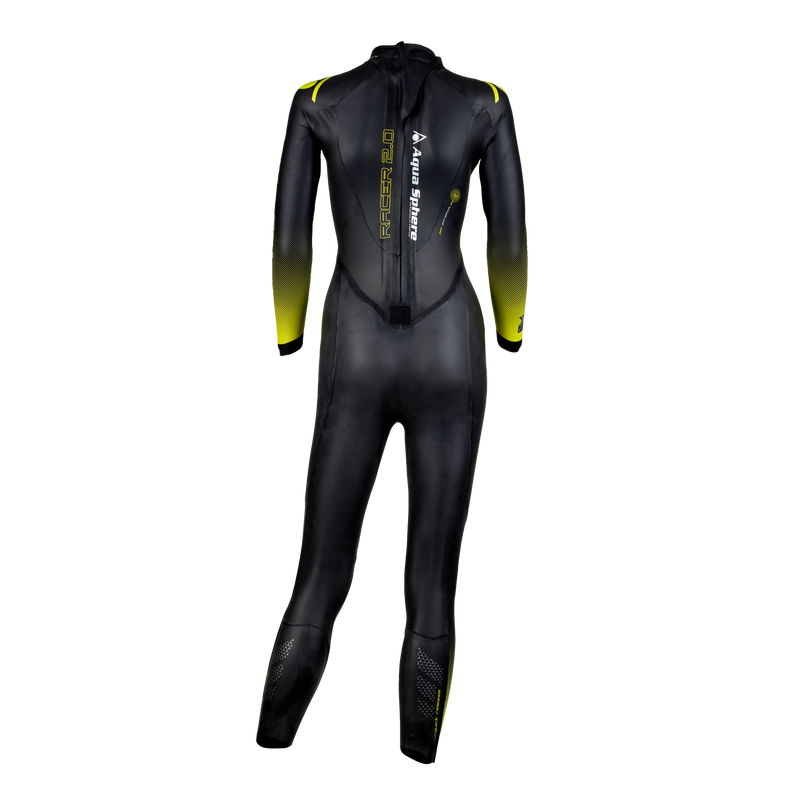 Racer 2.0 - Wetsuit - Dames - Zwart/Geel