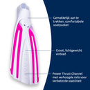 Viper 2 - Flippers - Zwemvliezen Full Foot - Volwassenen - Wit/Roze