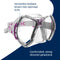 Cyanea - Taucherbrille - Erwachsene - Transparent/Rosa