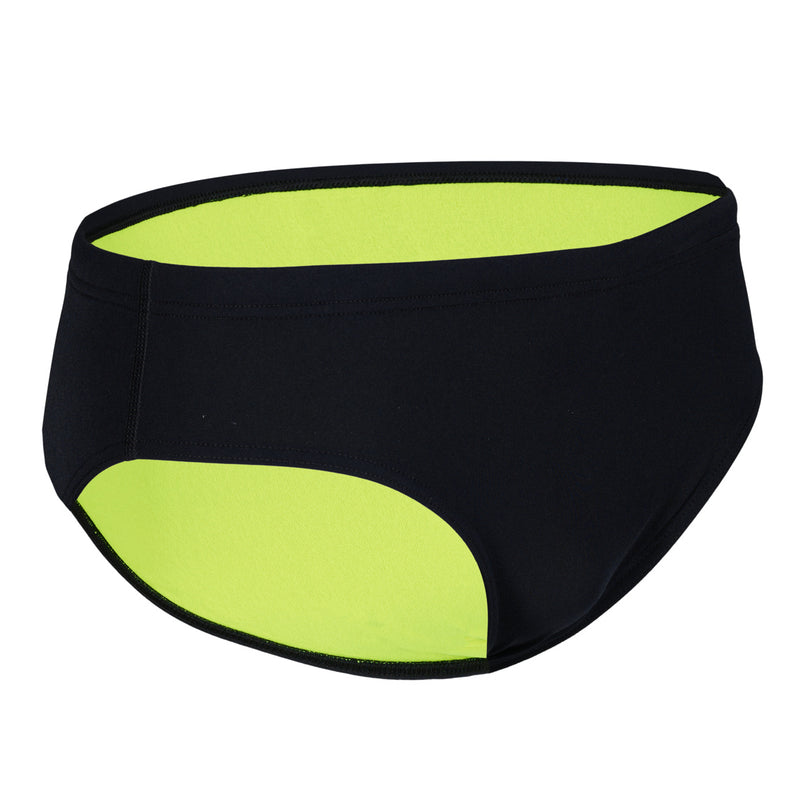 Essential Slip - Short de bain - Homme - Noir/Jaune