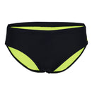 Essential Slip - Short de bain - Homme - Noir/Jaune