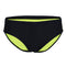 Essential Slip - Short de bain - Homme - Noir/Jaune