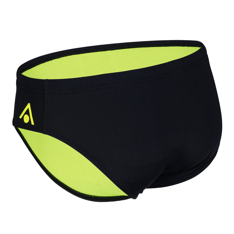Essential Slip - Short de bain - Homme - Noir/Jaune