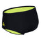Essential Brief – Badehose – Herren – Schwarz/Gelb