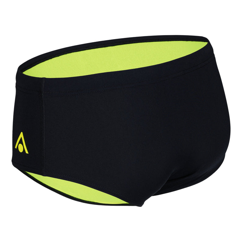 Essential Brief – Badehose – Herren – Schwarz/Gelb