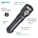 Snake - Tauchlampe - LED 2000 Lumen - Schwarz