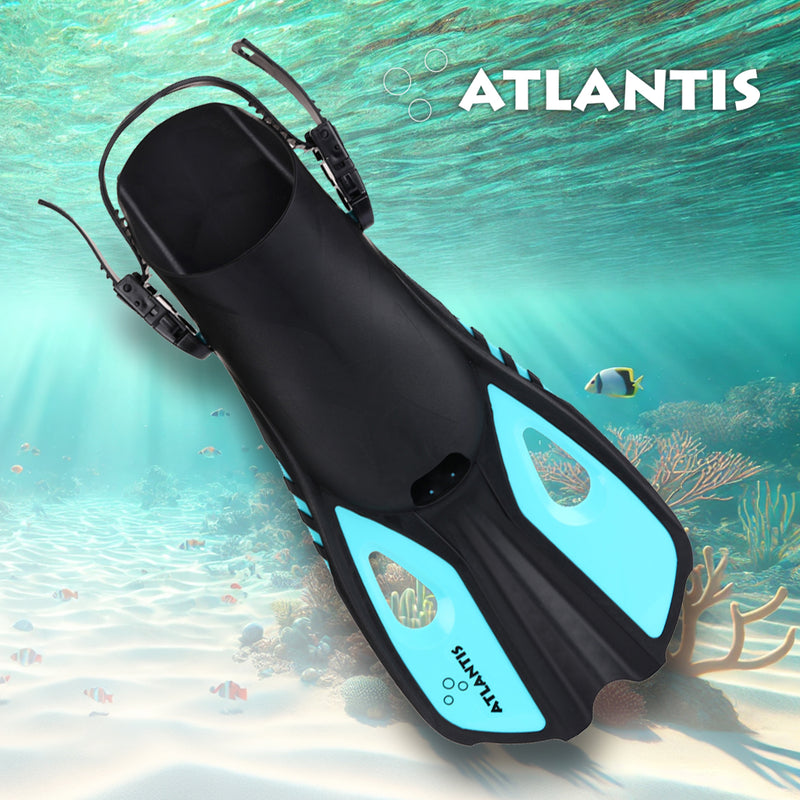 Snapper - Zwemvliezen - Flippers - Volwassenen - Zwart/Turquoise