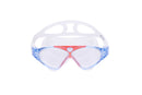 Tetra - Zwembril - Volwassenen - Clear Lens - Blauw/Rood