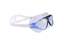 Tetra - Schwimmbrille - Erwachsene - Klare Linse - Blau/Schwarz
