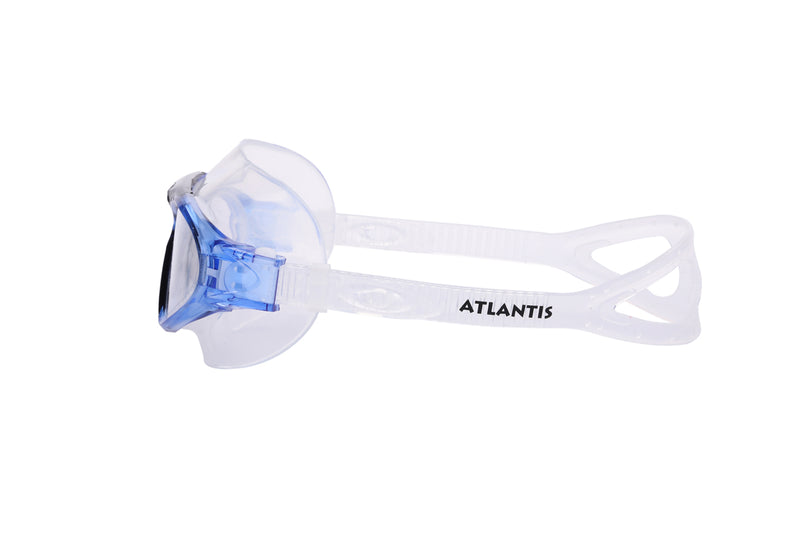 Tetra - Schwimmbrille - Erwachsene - Klare Linse - Blau/Schwarz