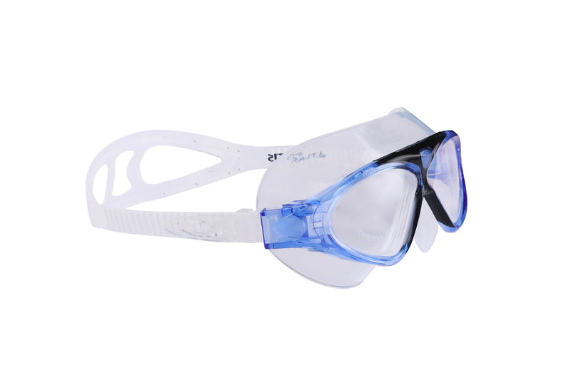 Tetra - Schwimmbrille - Erwachsene - Klare Linse - Blau/Schwarz