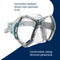 Cyanea - Taucherbrille - Erwachsene - Transparent/Aqua