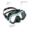 Guana - Duikbril - Snorkelmasker - Volwassenen - Zwart/Turquoise