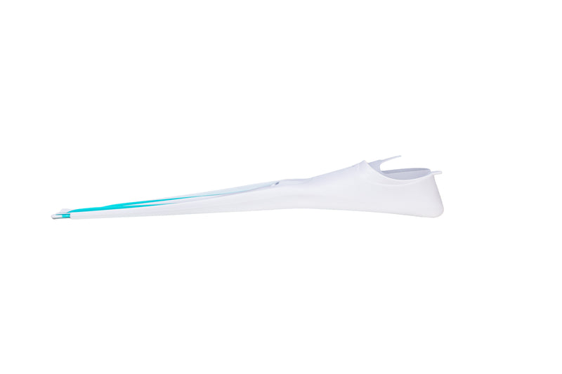 Viper 2 - Flippers - Zwemvliezen Full Foot - Volwassenen - Wit/Turquoise