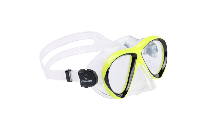 Waikiki Combo - Snorkelset - Kinderen - Zwart/Geel