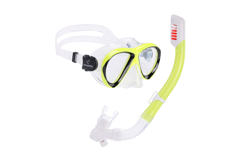 Waikiki Combo - Snorkelset - Kinderen - Zwart/Geel