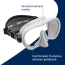 Mini Shadow - Zwembril - Duikbril - Volwassenen - Wit