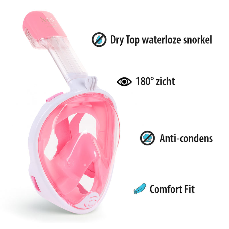 X10 - Snorkelmasker - Kinderen - Roze