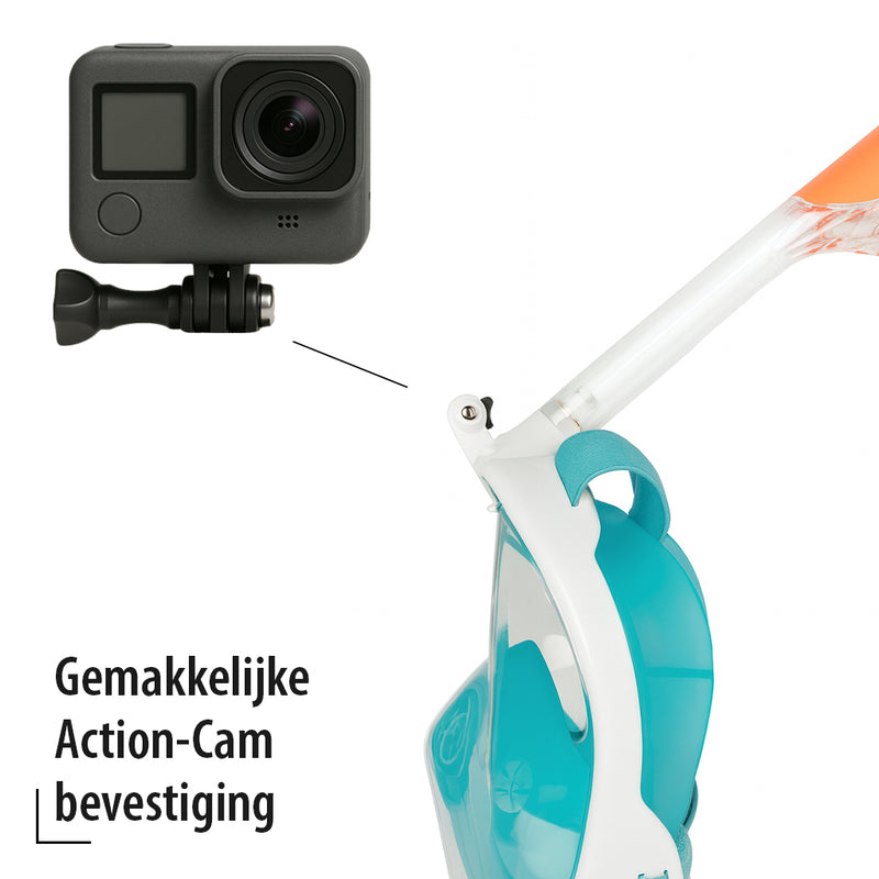 X10 - Snorkelmasker - Kinderen - Turquoise