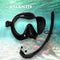 Bali Combo - Snorkelset - Duikbril - Snorkel - Volwassenen - Zwart