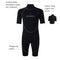 2mm Adventure Shorty  - Wetsuit - Heren - Zwart/Blauw