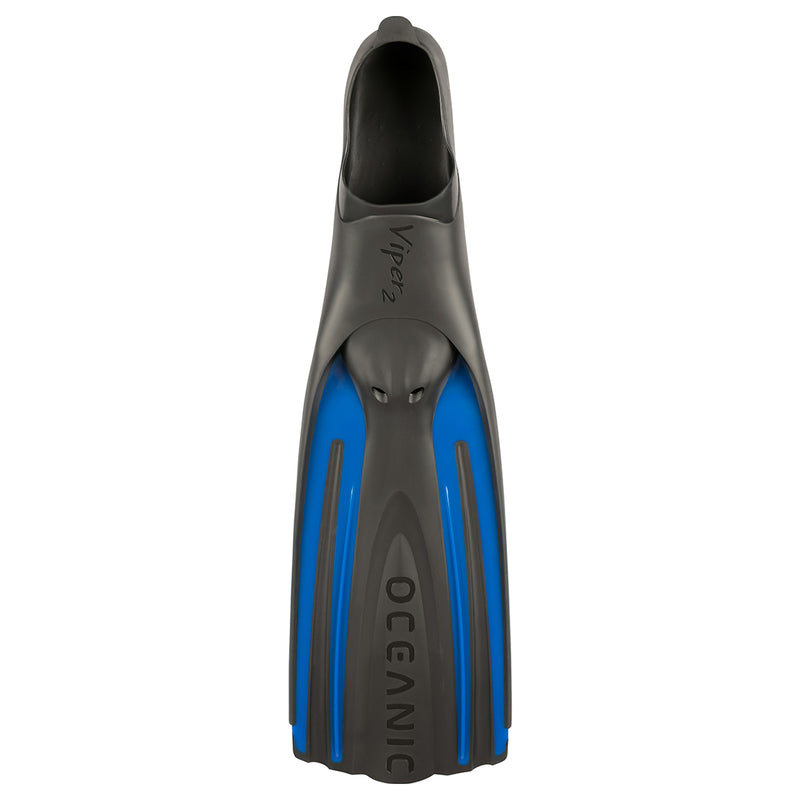 Viper 2 - Flippers - Zwemvliezen Full Foot - Volwassenen - Blauw