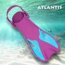 Dolphin - Zwemvliezen - Flippers - Verstelbare Hielstrap - Voor Zwemmen & Snorkelen - Kinderen - Paars/Blauw